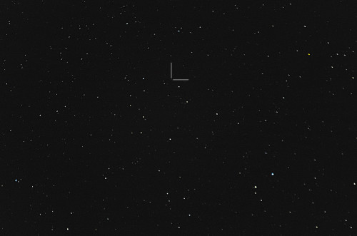 Asteroidi (287) Nephthys Nikon D5100, 200mm/f2.8, ISO3200, pinottu 41 x 1,3s